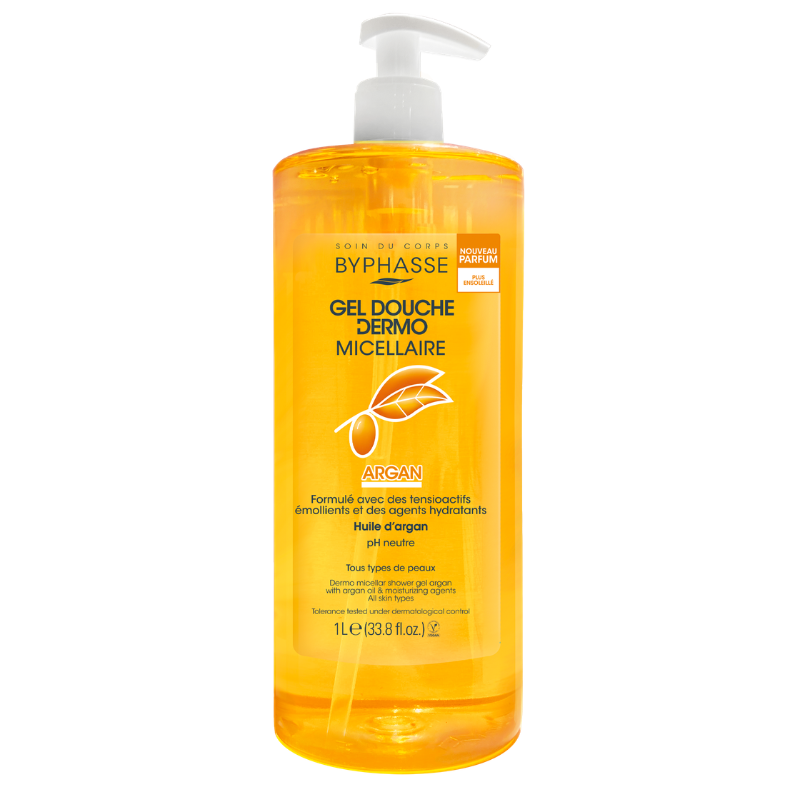 BYPHASSE GEL DOUCHE DERMO MICELLAIRE ARGAN 1L