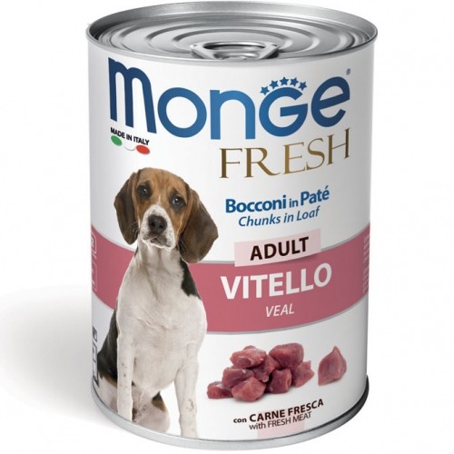 MONGE BOITE DOG VEAU 400GR