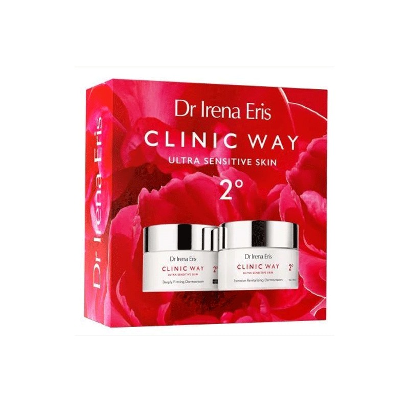 DR IRENA ERIS CLINIC WAY 2 COFFRET CREME DE JOUR REVITALISANTE ULTRA SENSIBLE(-50%),50ML+CREME DE NUIT RAFFERMISSANTE,50ML