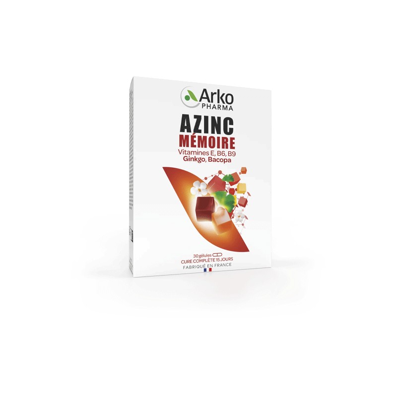 ARKOPHARMA AZINC MEMOIRE 30 GELULES