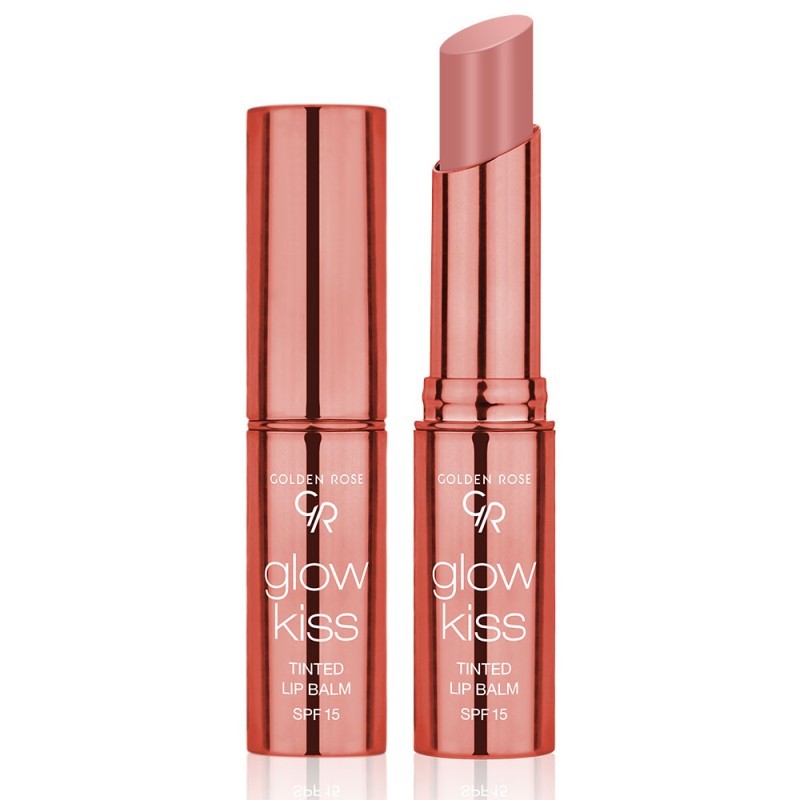 GOLDEN ROSE GLOW KISS TEINTED LIP BALM SPF15 3G