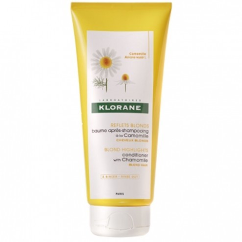 KLORANE REFLETS BLONDS BAUME APRES-SHAMPOOING CAMOMILLE CHEVEUX BLONDS 200ML