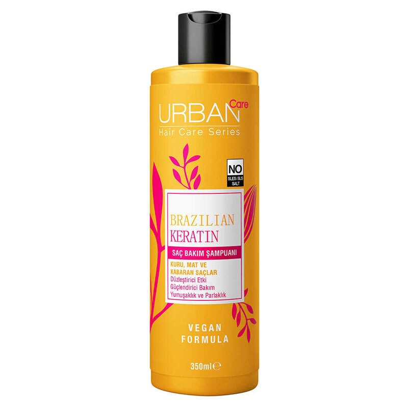 URBAN CARE HAIR CARE SHAMPOO BRAZILIAN KERATIN 350ML