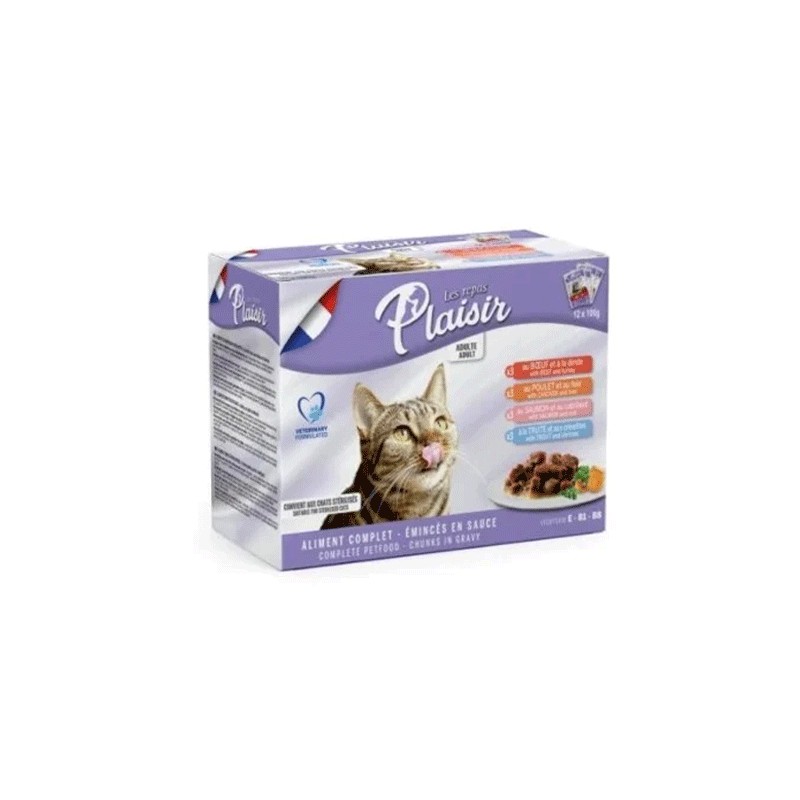 PLAISIR PACK REPAS GRAVY 12*100GR