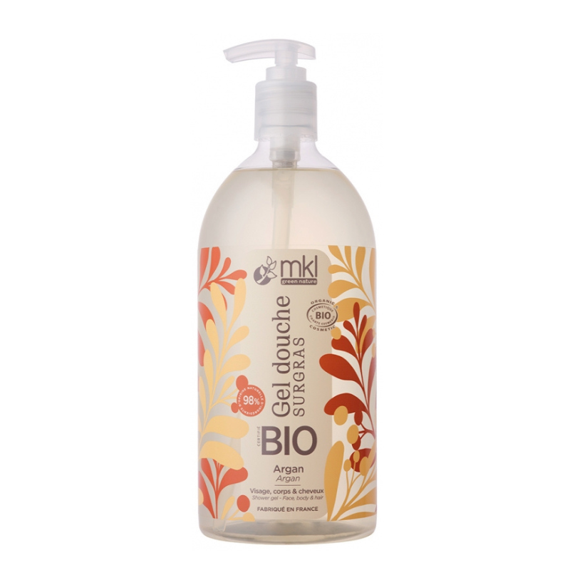 MKL GREEN NATURE GEL DOUCHE SURGRAS ARGAN BIO 1L