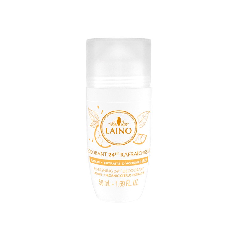 LAINO DEODORANT RAFRAICHISSANT 24H AGRUMES BIO 50ML