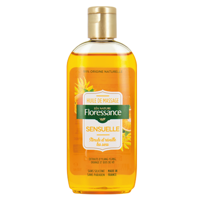 FLORESSANCE HUILE DE MASSAGE SENSUELLE, 150ML