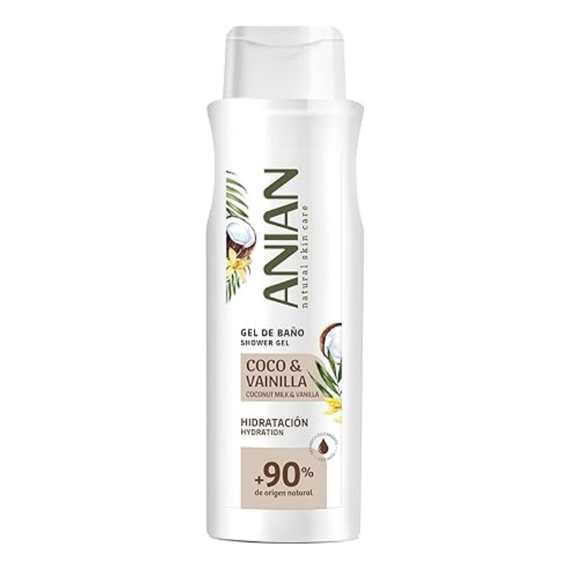 ANIAN GEL DOUCHE VANILLE NOIX DE COCO 750ML
