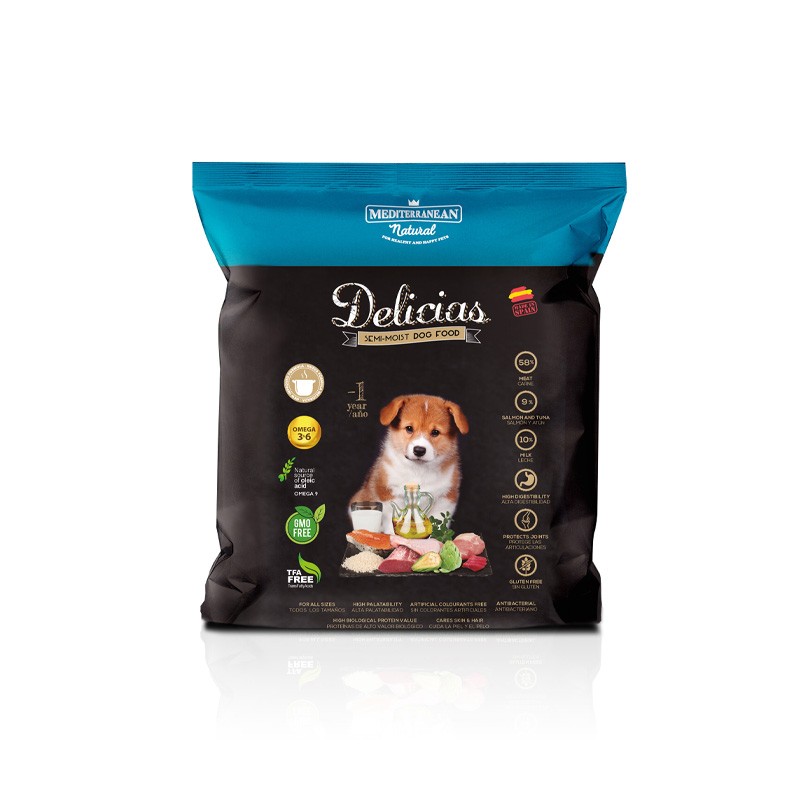 DELICIAS SEMI HUMIDES CHIOT 800GR