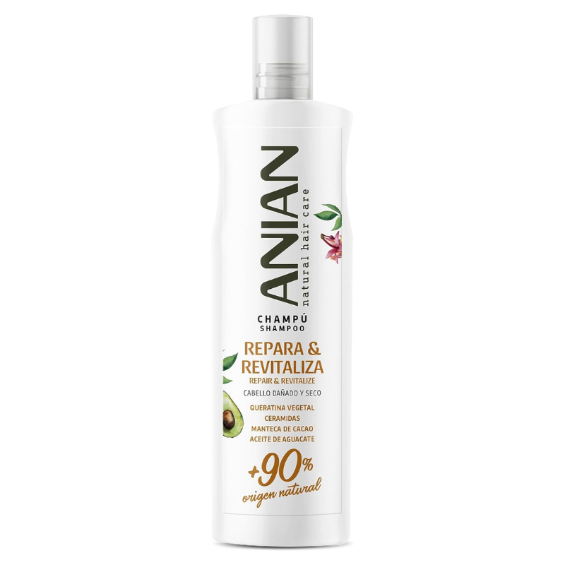 ANIAN SHAMPOING REVITALISANT REPARATEUR AVOCAT BEURRE DE CACAO 400ML