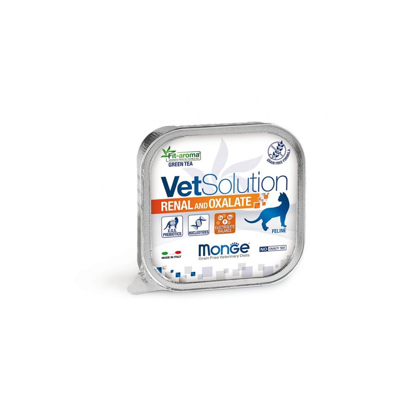 MONGE VETSOLUTION CAT RENAL & OXALATE 100G