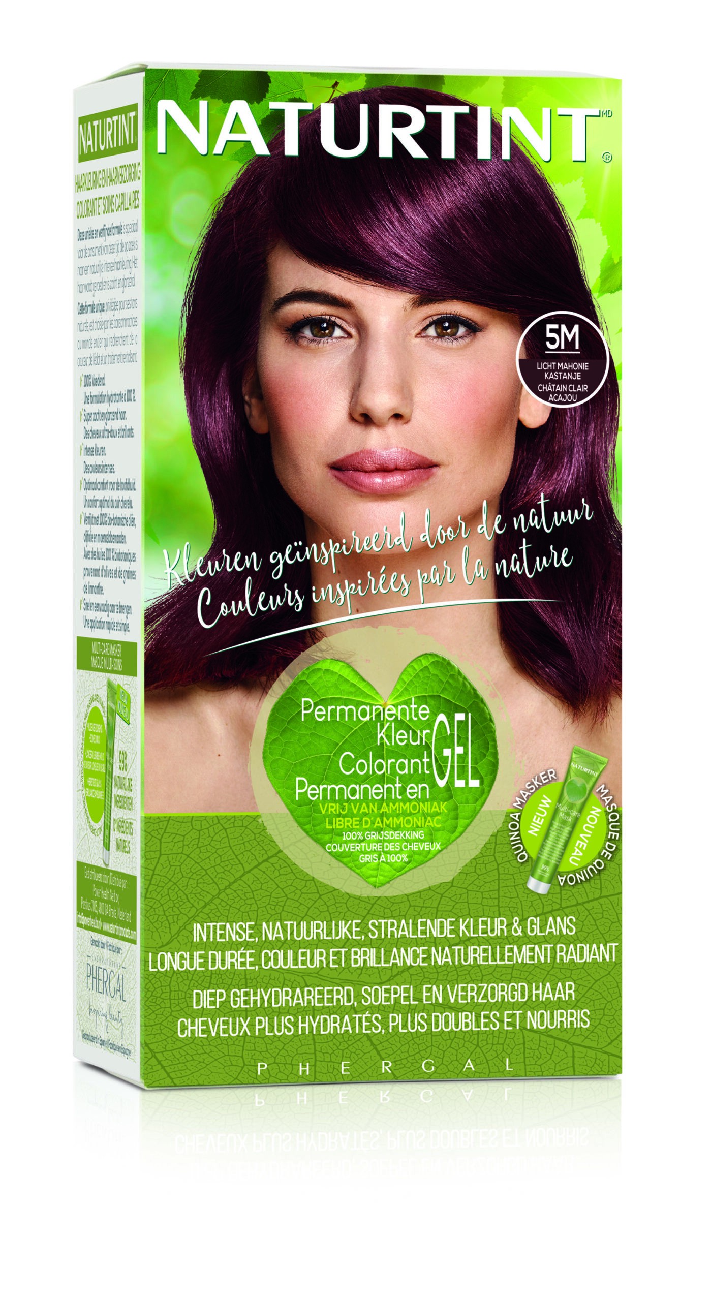 NATURTINT COLORATION PERMANANTE 5M CHATAIN CLAIRE ACAJOU 170 ML