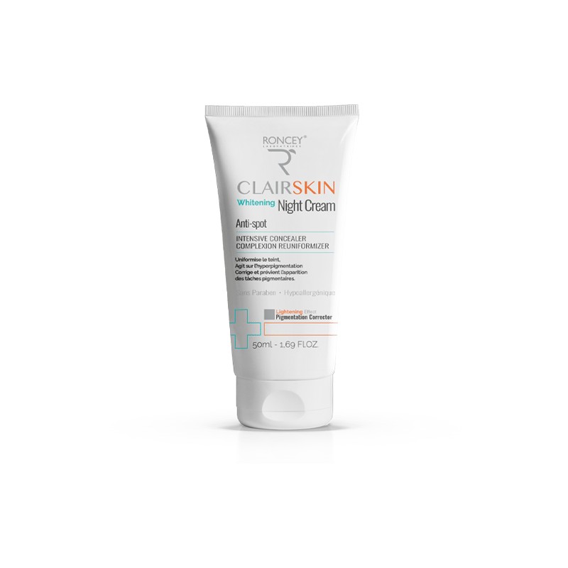 RONCEY CLAIRSKIN CREME DE NUIT ECLAIRCISSANTE ANTI TACHES 50ML