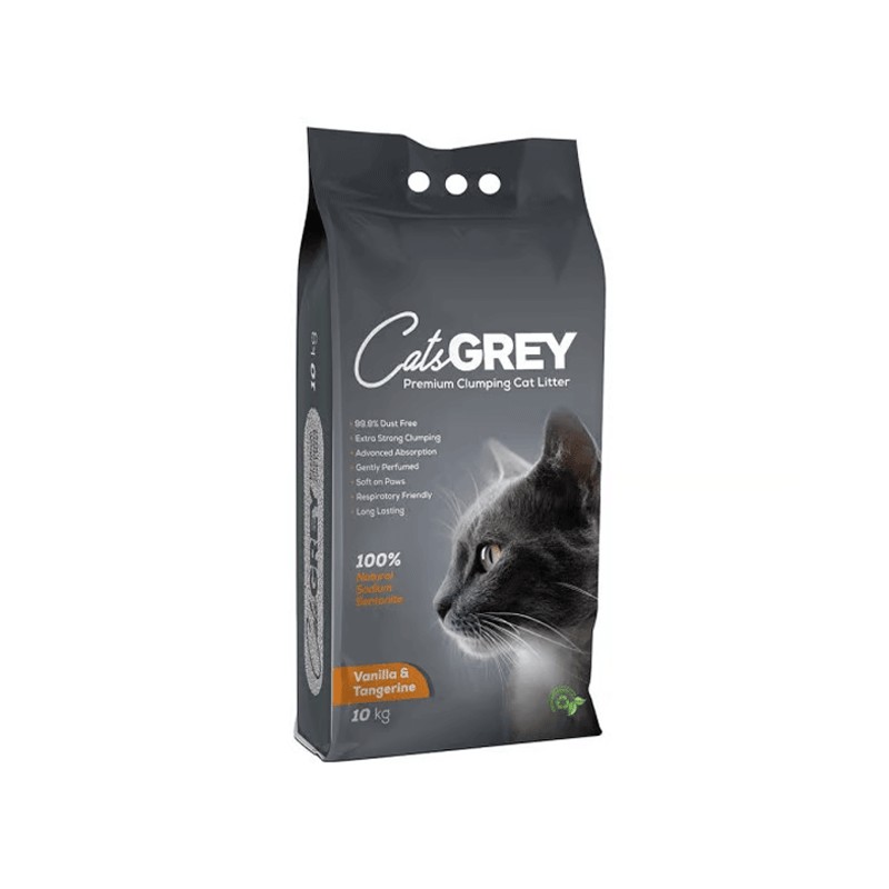 CATS GREY LITIERE VANILLA TANGERINE