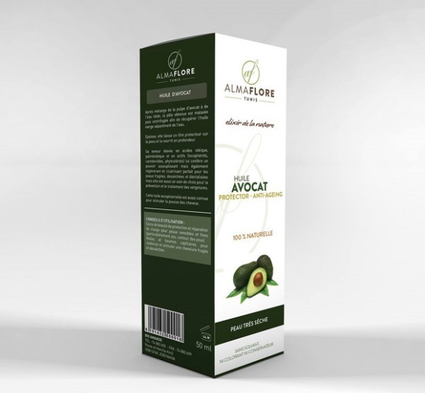 ALMAFLORE HUILE D'AVOCAT 50ML