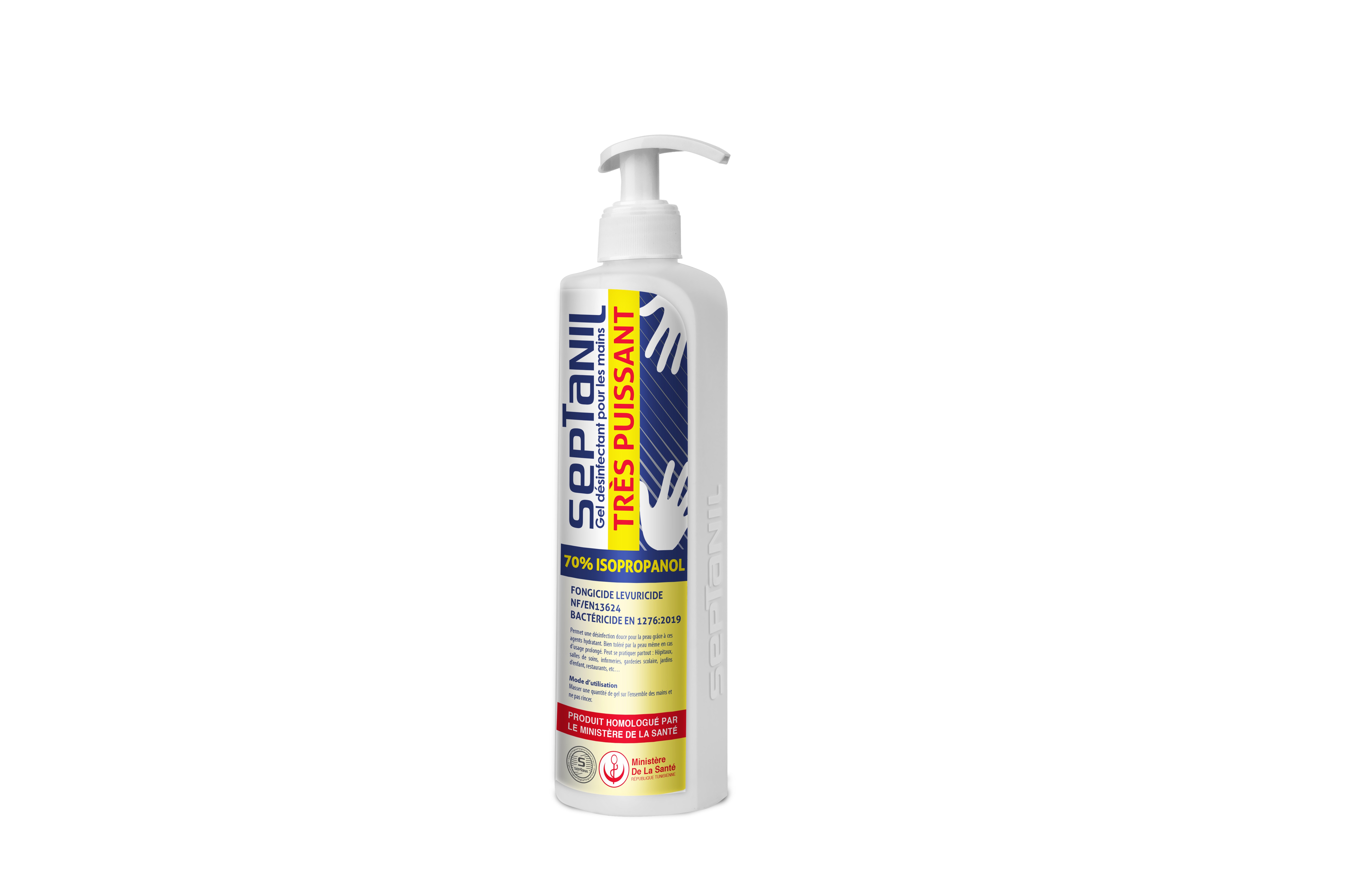 SEPTANIL GEL HYDRA-ALCOOLIQUE TRES PUISSANT 500ML