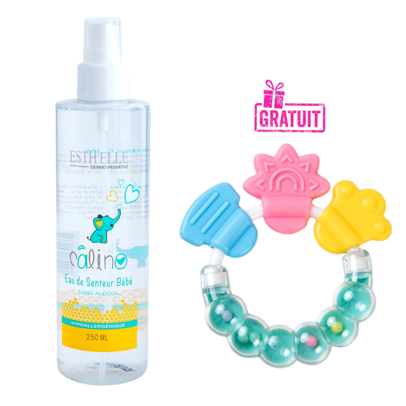ESTHELLE CALINO EAU DE SENTEUR BEBE 250 ML+ANNEAU DE DENTITION (OFFERT)