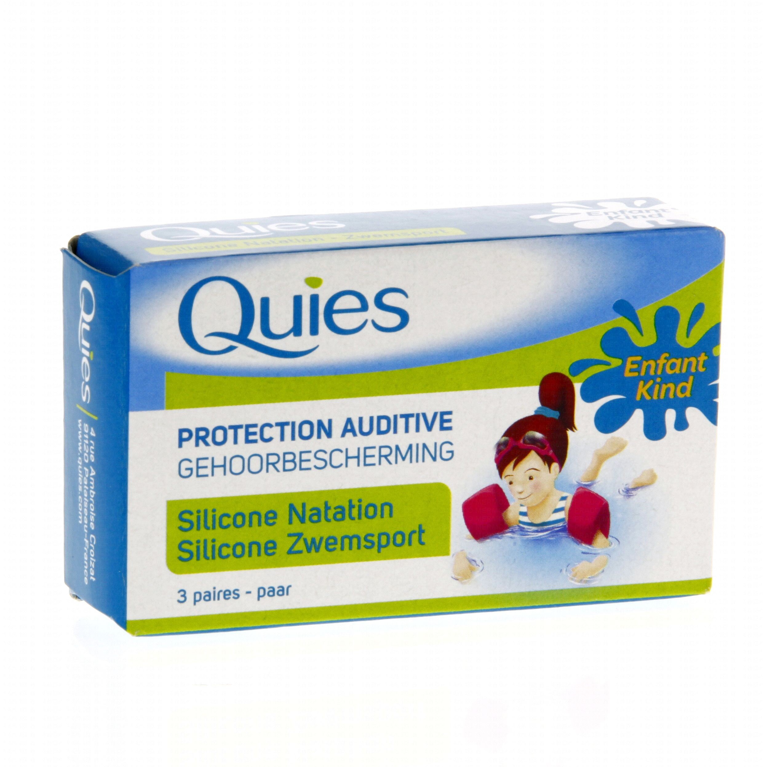 QUIES SILICONE ENFANT BOITE DE 6