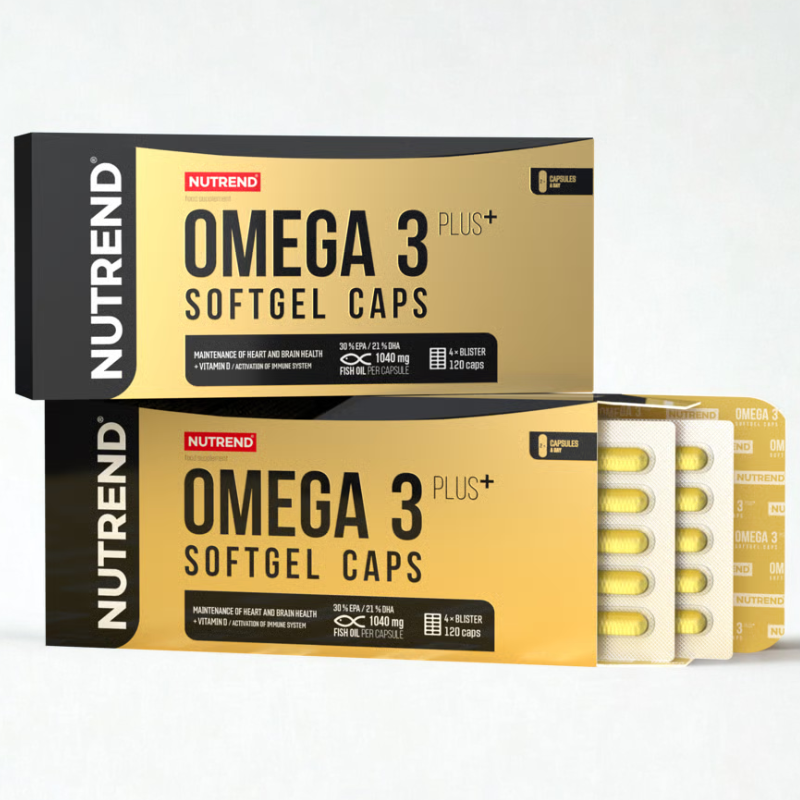 NUTREND GELULES MOLLES OMEGA 3 PLUS 120 CAPSULES