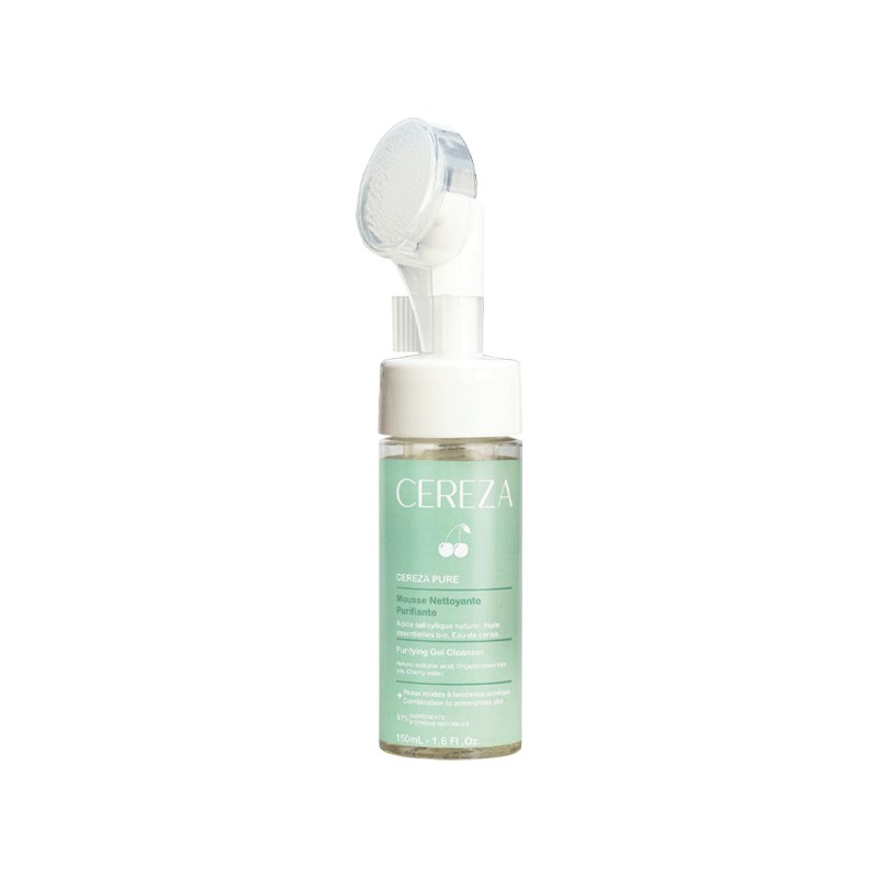 CEREZA PURE MOUSSE NETTOYANTE PURIFIANTE+BROSSE 150ML