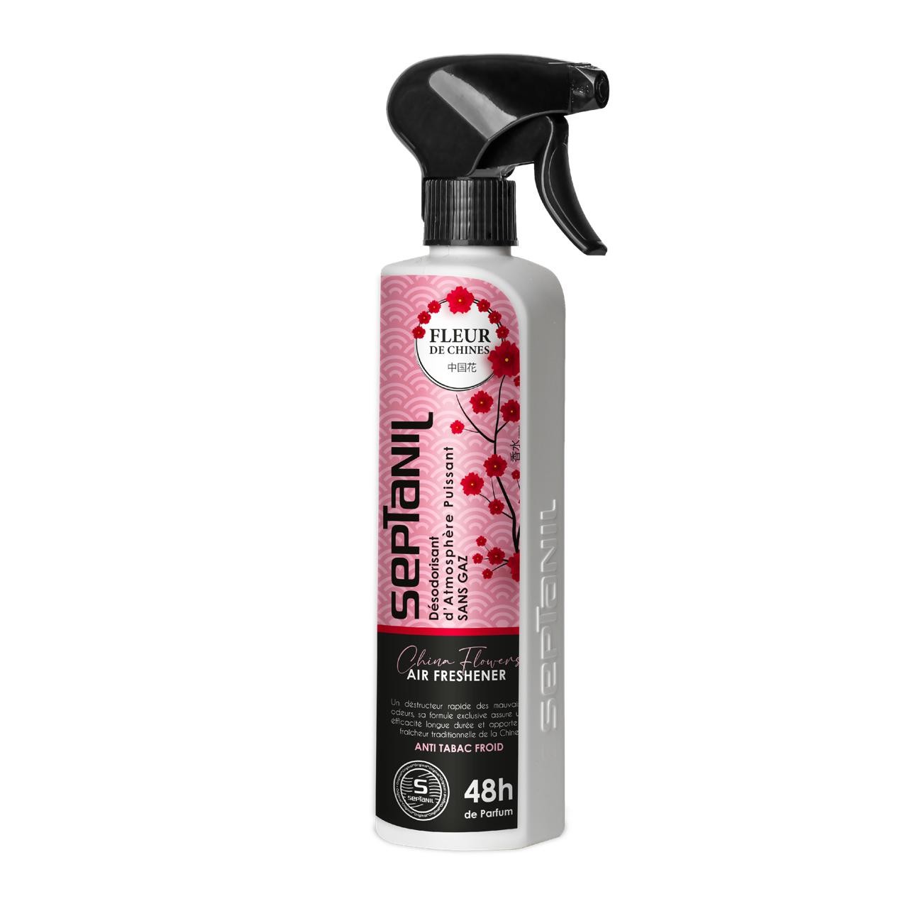 SEPTANIL DESODORISANT D'ATMOSPHERE PUISSANT FLEUR DE CHINE 500ML