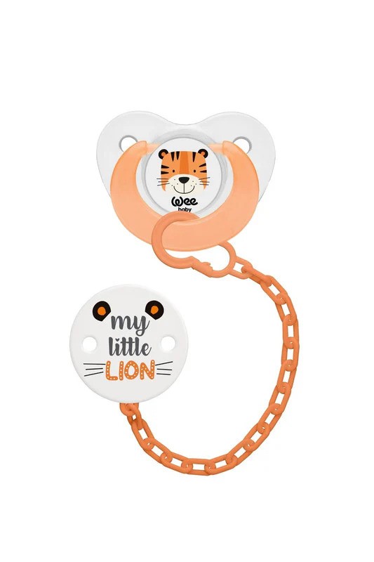 WEE BABY SUCETTE + ATTACHE SUCETTE CHAINE 0-6 371