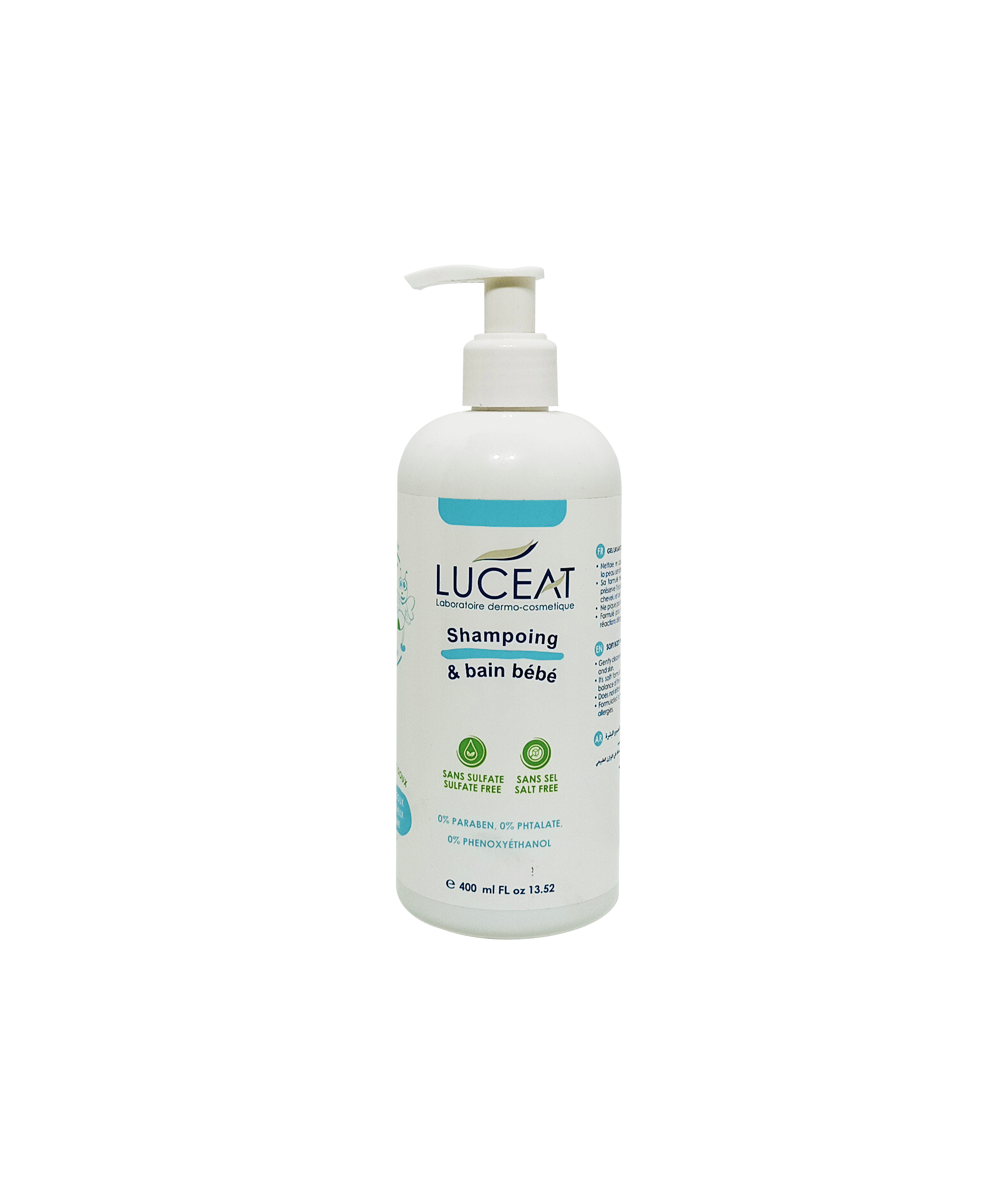 LUCEAT SHAMPOOING & BAIN BEBE 400ML