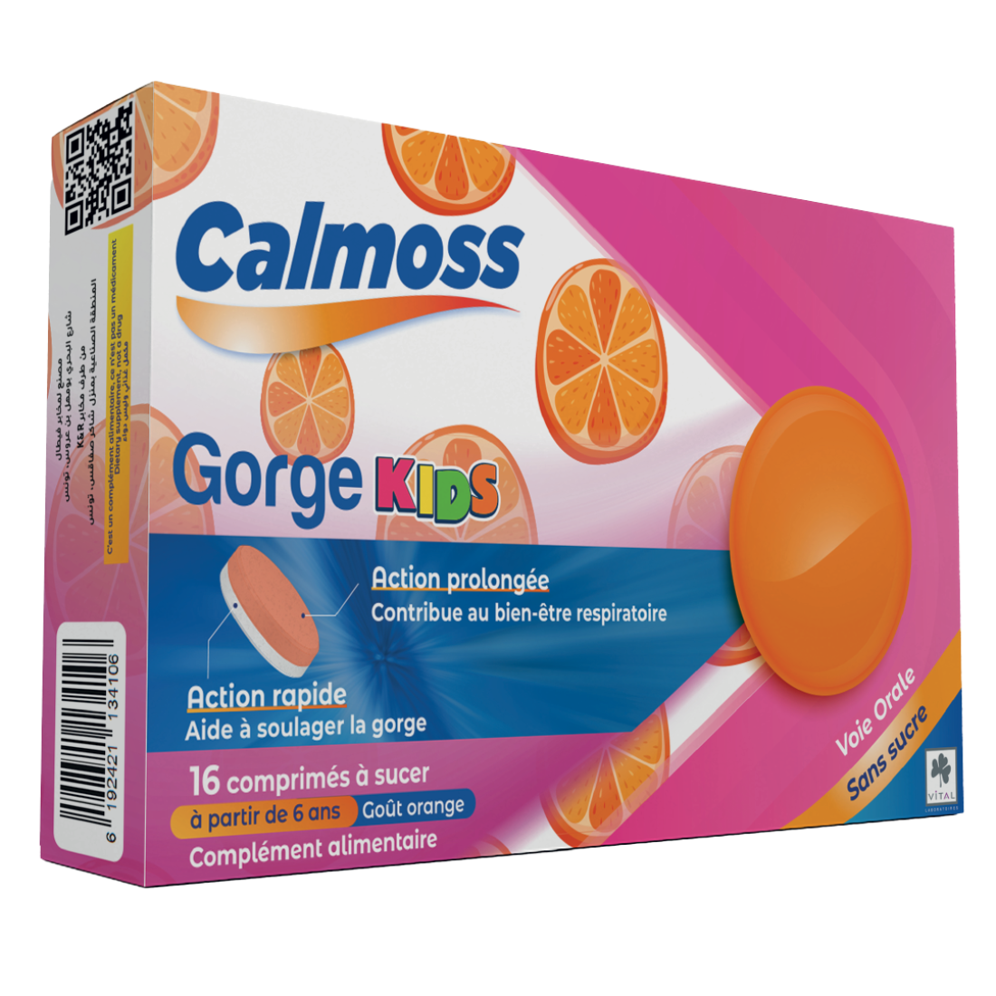 VITAL CALMOSS GORGE KIDS 16 COMPRIMES
