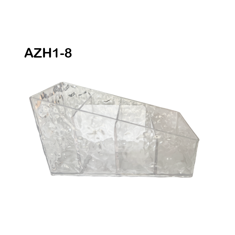 AZAL ORGANISATEUR RECTANGULAIRE EN PLEXI A COMPARTIMENTS PM