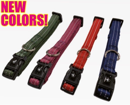 CROCI COLLIER NYLON SOFT REFL.20x 350-550mm VIOLET