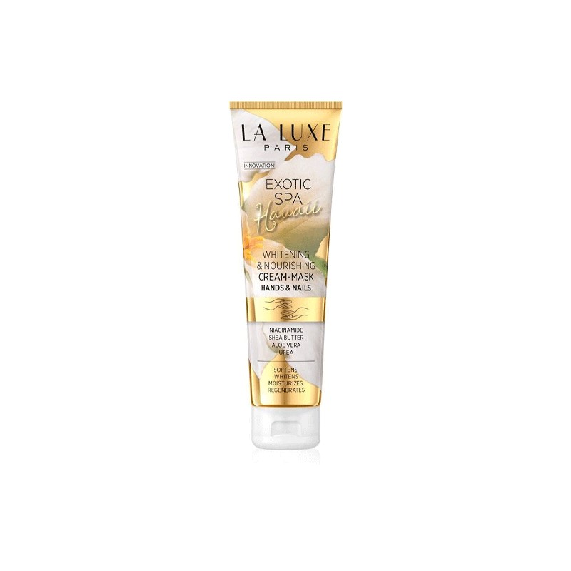 LA LUXE PARIS CREME ET MASQUE BLANCHISSANT ET NOURRISSANT MAINS ET ONGLES 100ML