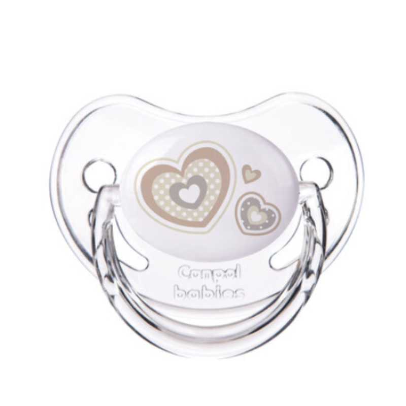 CANPOL BABIES TRUE CLASSIC SUCETTE ORTHODONTIQUE EN SILICONE  0-6MOIS REF 22/565
