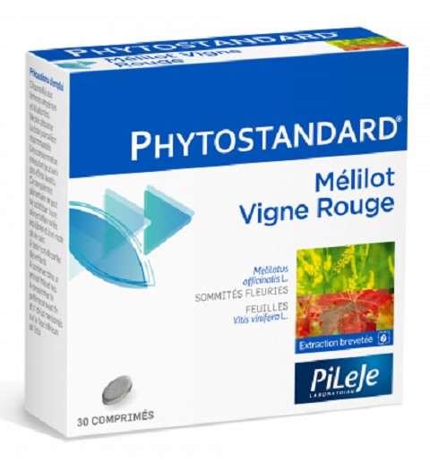 PILEJE PHYTOSTANDARD MELILOT ET VIGNE ROUGE 30 COMPRIMES