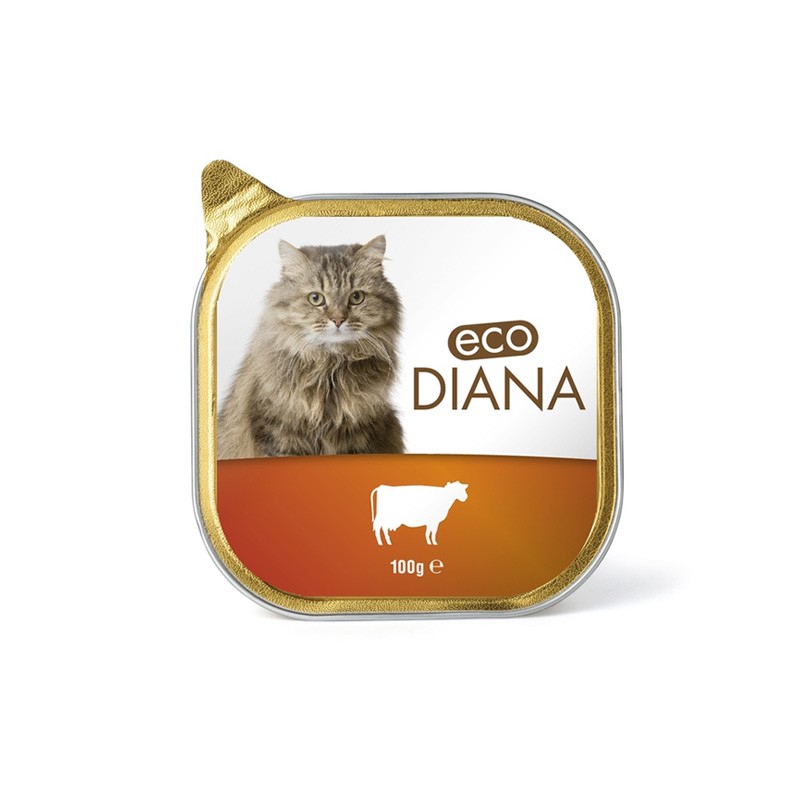 ECO DIANA BARQUETTE PATEE EN TERRINE POUR CHAT 16*100GR