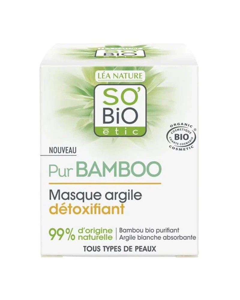 SO BIO PUR BAMBOO MASQUE ARGILE DETOXIFIANT 50ML