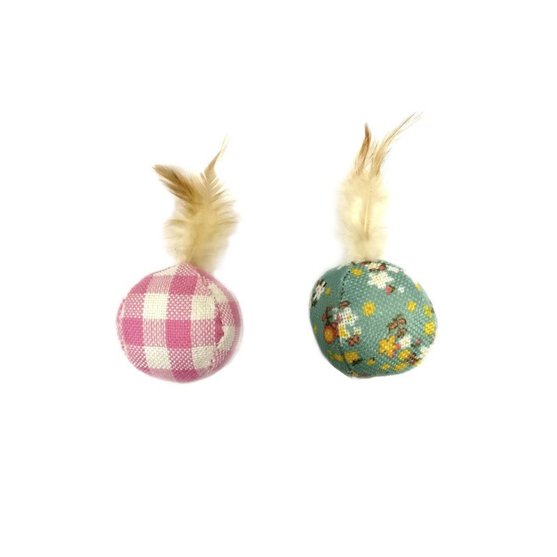 CROCI REFILL CAT BALL WITH CATNIP 7CM