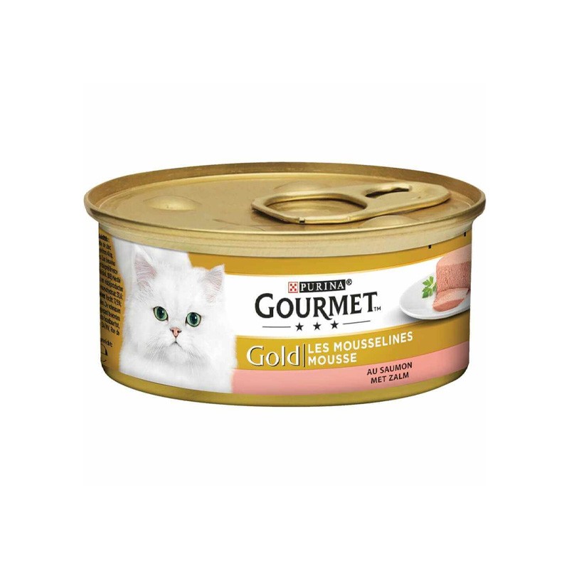 GOURMET GOLD MOUSSELINES SAUMON 85GR