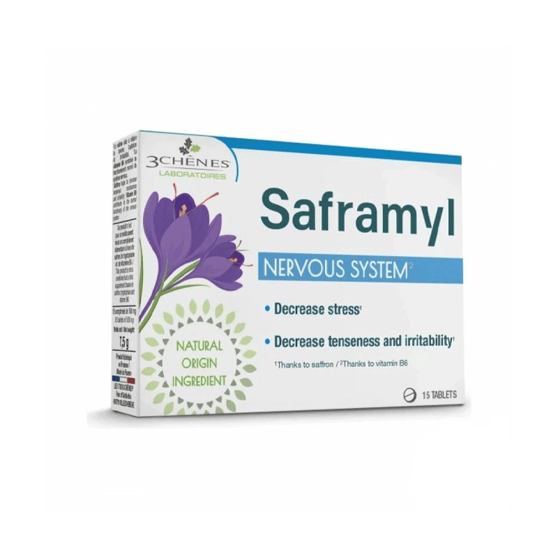 3 CHENES SAFRAMYL 15 COMPRIMES