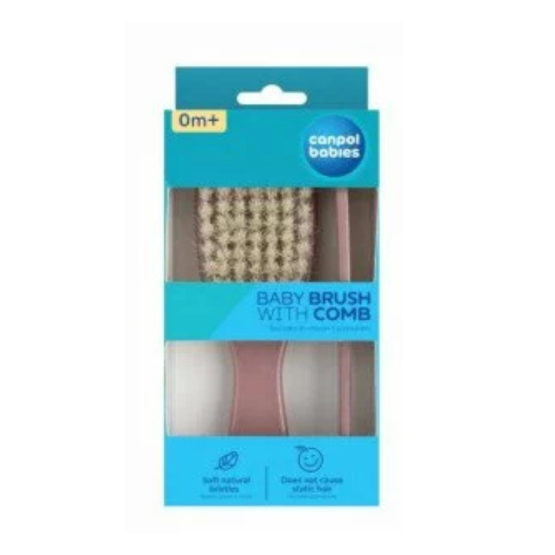 CANPOL BABIES BROSSE ET PEIGNE  POIL NATUREL 7/406