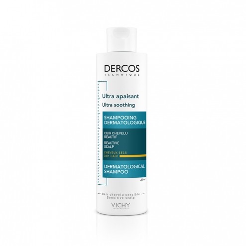 VICHY DERCOS SHAMPOOING ULTRA APAISANT CHEVEUX SECS  200ML