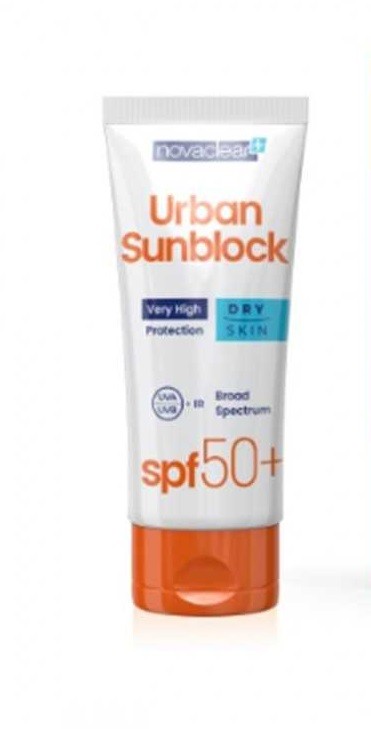NOVACLEAR URBAN SUNBLOCK DRY SKIN SPF50+ 40ML
