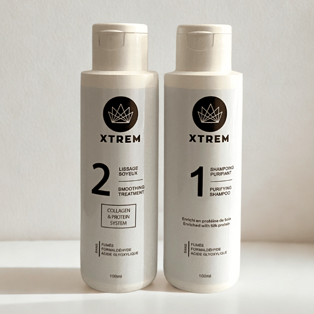 XTREM MINII KIT SHAMPOING PURIFIANT 100ML+LISSAGE SOYEUX 100ML