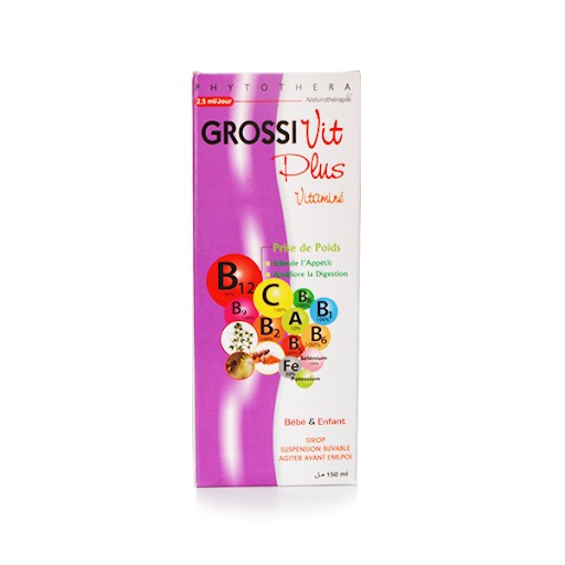 VITAL PHYTOTHERA GROSSIVIT PLUS VITAMINE SUSPENSION 150ML