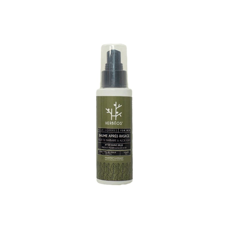 HERBEOS MEN BAUME APRES RASAGE ALOE VERA ET BEURRE DE KARITE 100ML