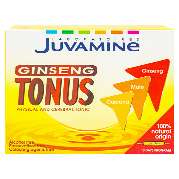 JUVAMINE TONUS GINSENG 10 AMPOULES