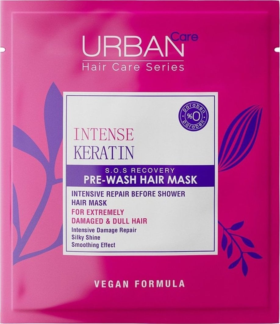 URBAN CARE PRE-WASH HAIR MASK INTENSE KERATIN 50ML