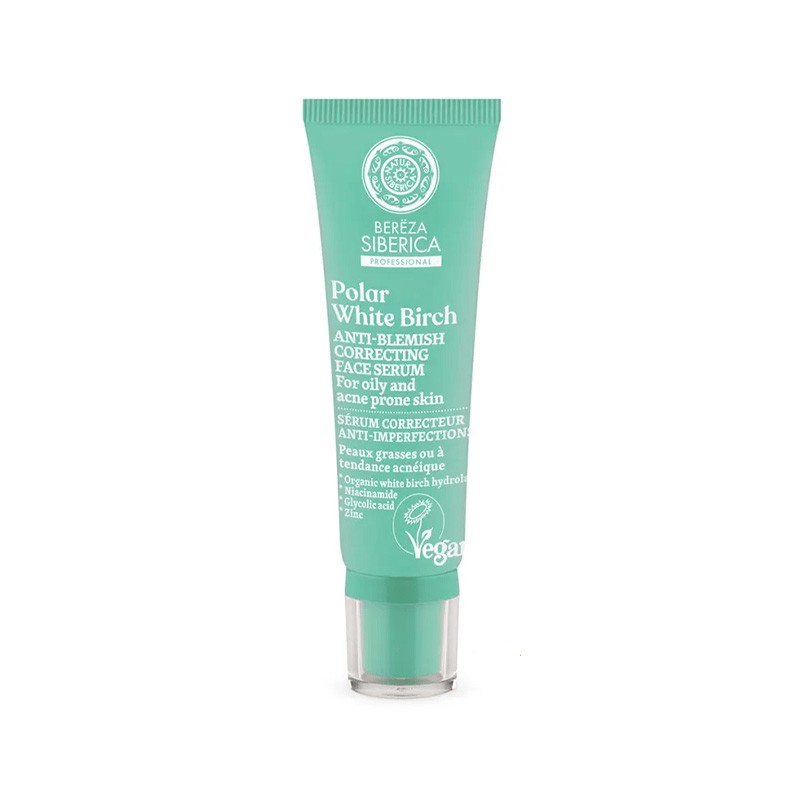 BEREZA SIBERICA PROFESSIONAL POLAR WHITE BIRCH SERUM CORRECTEUR ANTI IMPERFECTIONS 30ML