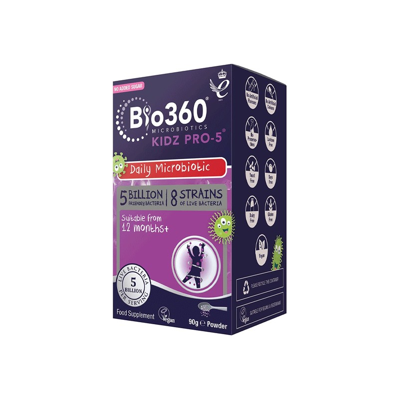 BIO 360 MICROBIOTICS KIDZ PRO-5 POUDRE 90G