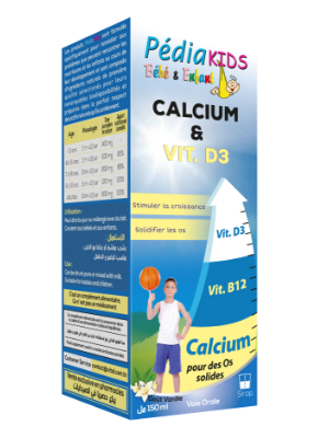VITAL PEDIAKIDS CALCIUM & VIT D3 150 ML