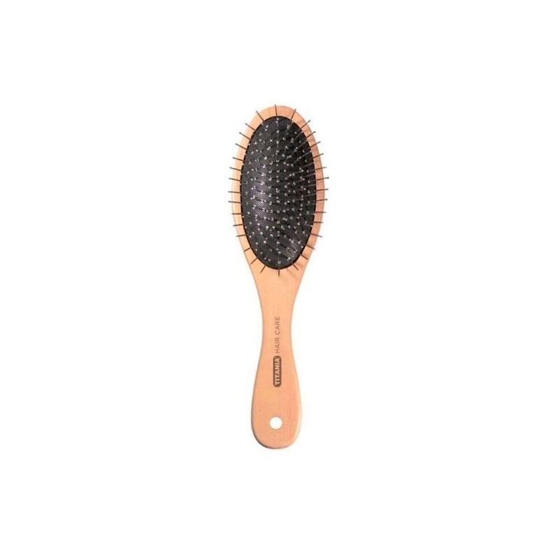TITANIA BROSSE BOIS DE MASSAGE 11 RANGEES 22 CM 2825